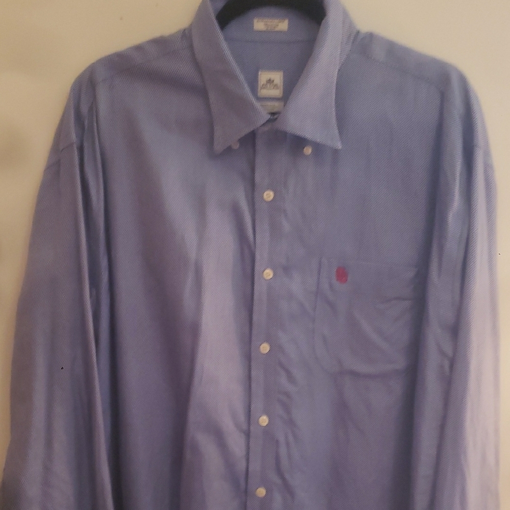 Peter Millar Blue Patterned Men's Shirt XXL